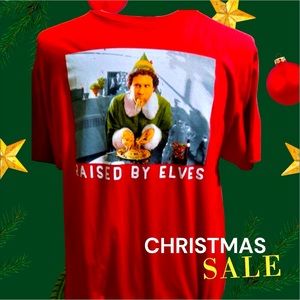NWT ELF Movie Holiday Christmas T-Shirt Celebrates Will Farrel’s Iconic role